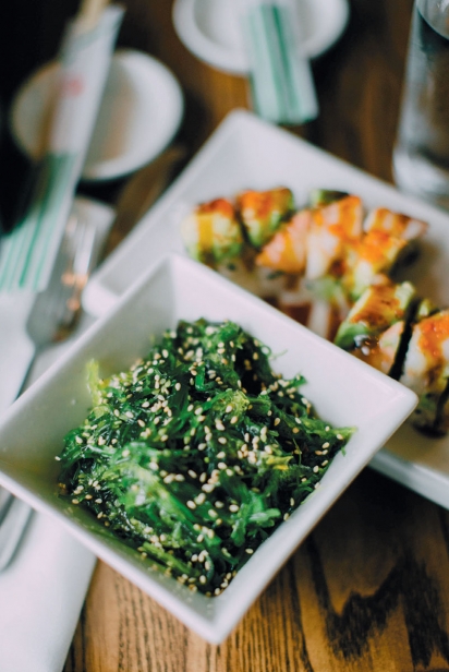 Sesame seaweed salad at Cerulean Restaurant