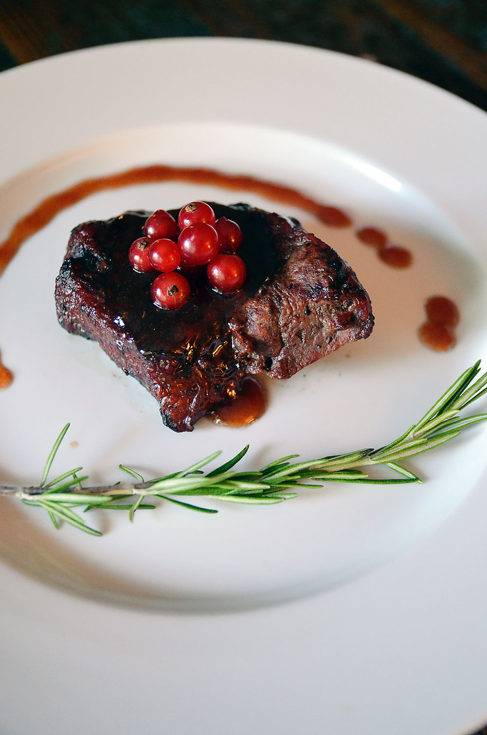 Currant Preserves and Rosemary Sauce for Grilled Steak