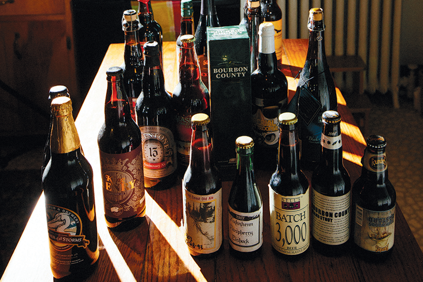 Craft beer blogger and connoisseur Eric Strader's beer collection