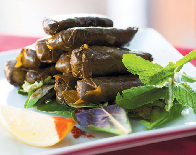 Warak Dawaii, stuffed grape leaves