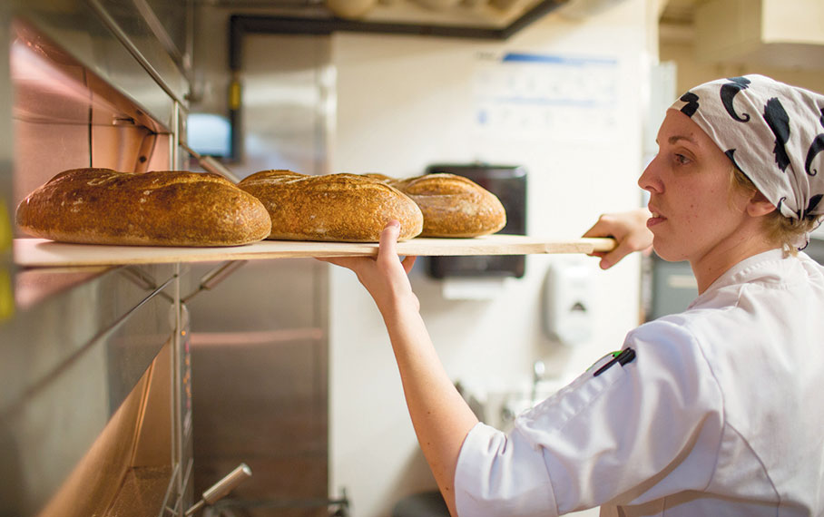 Food Dance bakes bread on-site